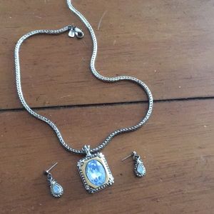 1928 necklace and earrings